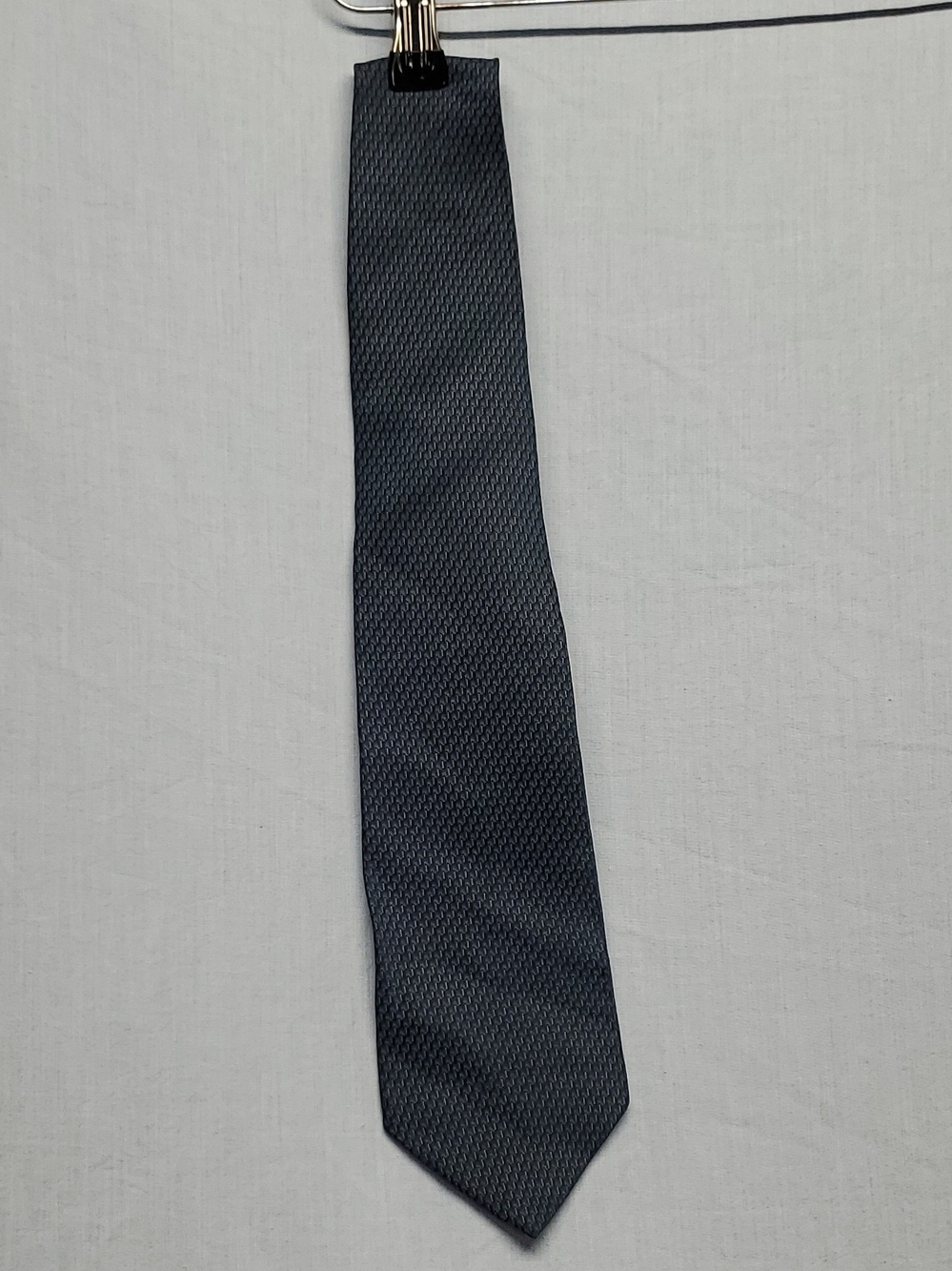 Van Heusen Dark Blue Textured Woven Tie